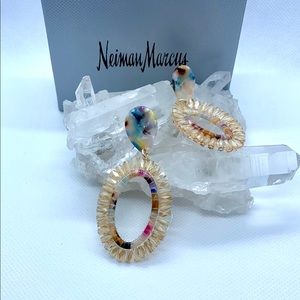 NWOT Capri Colette Oval Drop Earrings